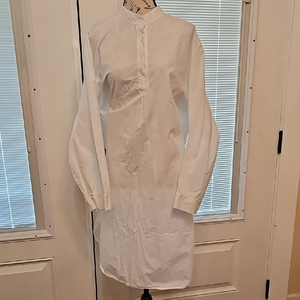 J. Peterman White Dress